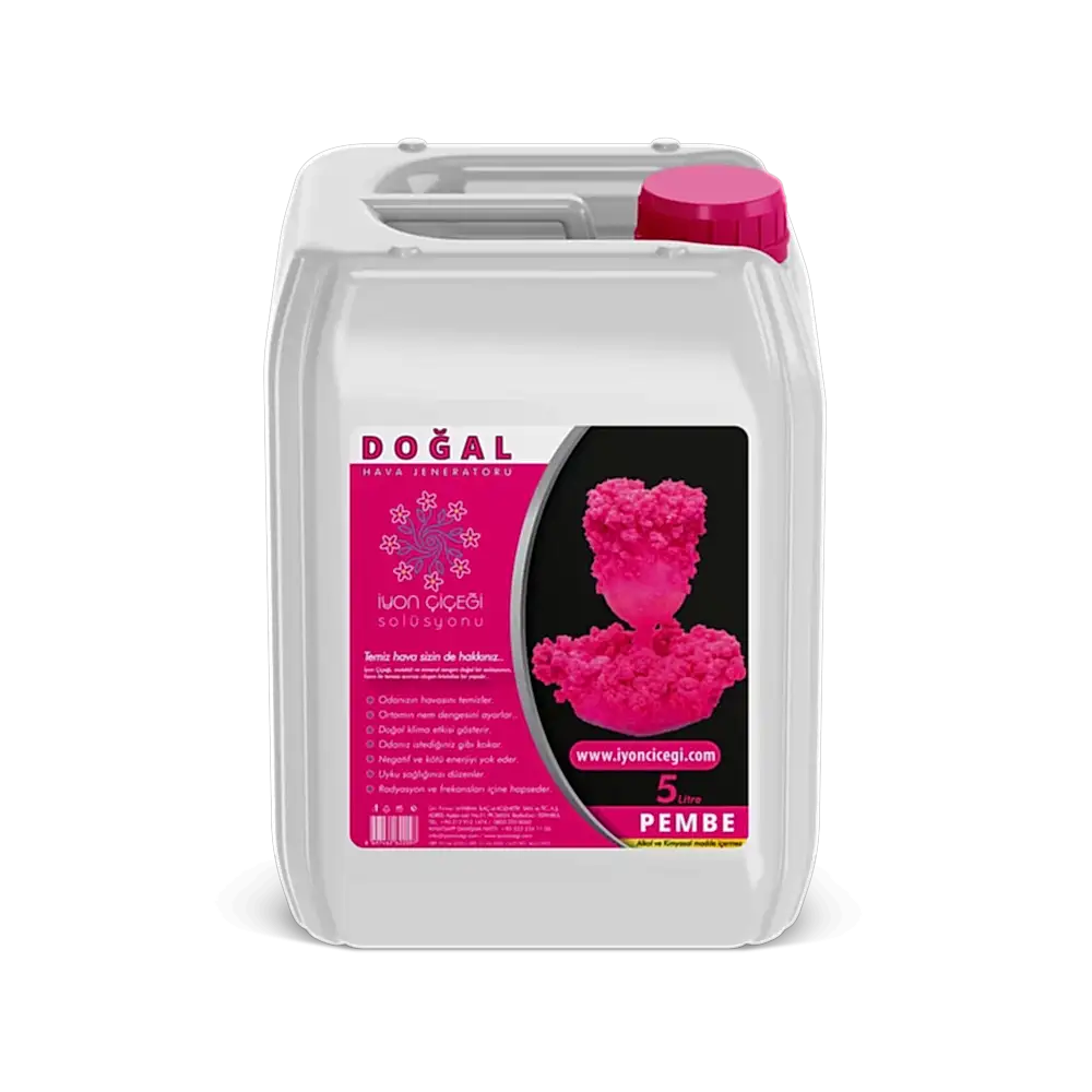 İyon Çiçeği Solüsyonu 5 Litre - 6 Farklı Renk