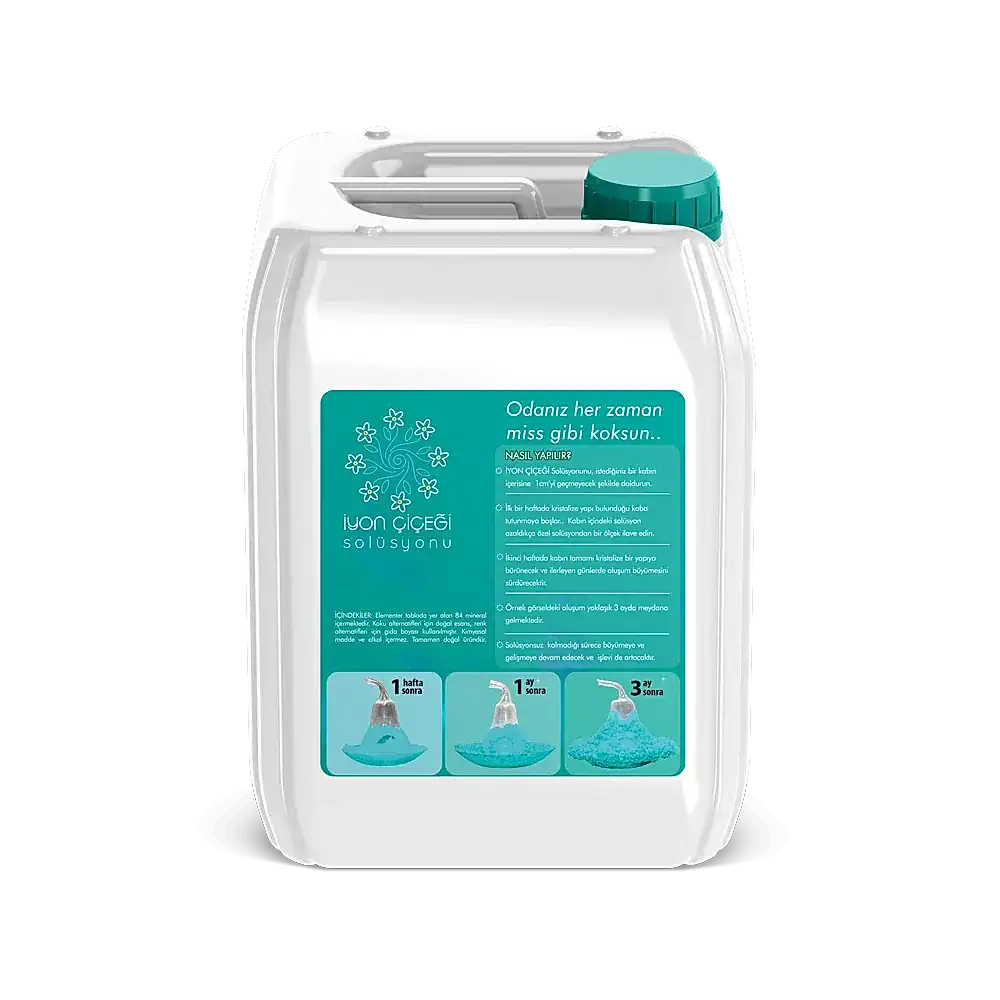 İyon Çiçeği Solüsyonu 5 Litre - 6 Farklı Renk