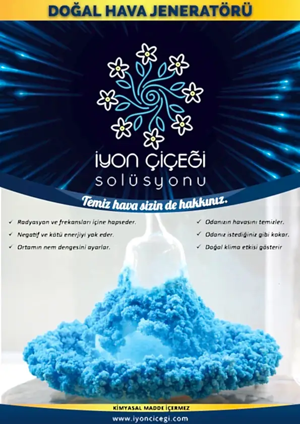 İyon Çiçeği Solüsyonu 5 Litre - 6 Farklı Renk
