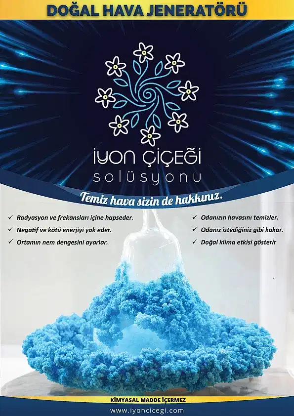 İyon Çiçeği Solüsyonu 5 Litre - 6 Farklı Renk
