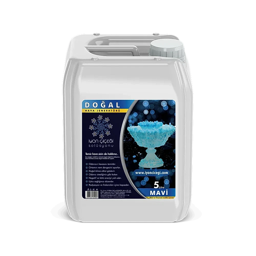 İyon Çiçeği Solüsyonu 5 Litre - 6 Farklı Renk
