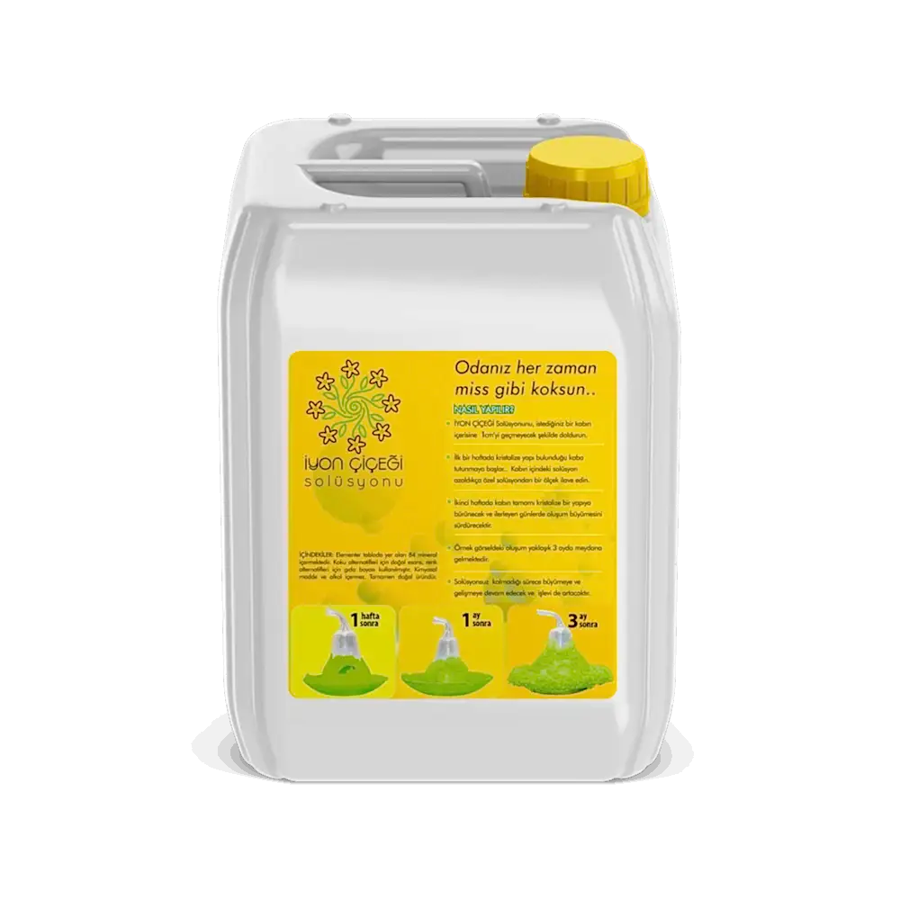 İyon Çiçeği Solüsyonu 5 Litre - 6 Farklı Renk