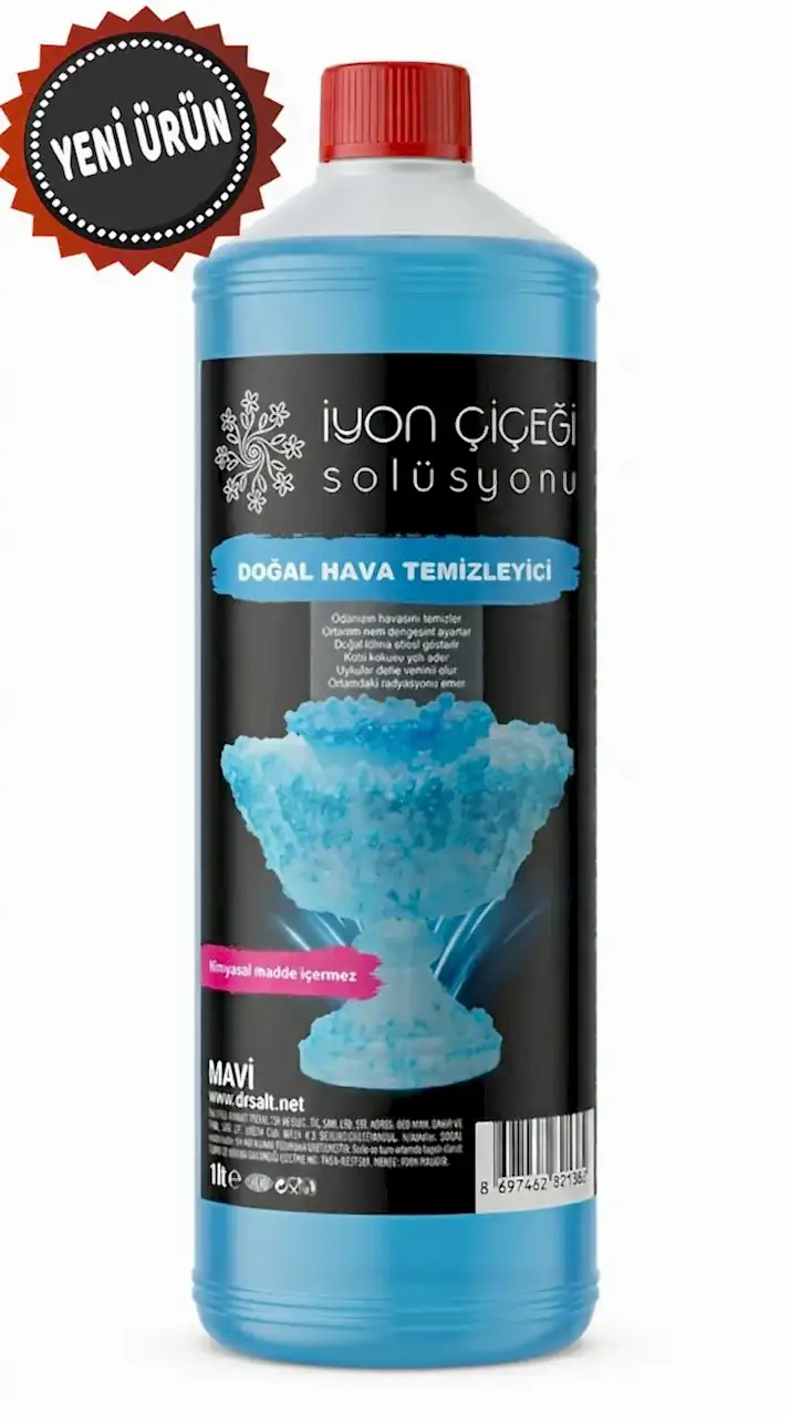 İyon Çiçeği Solüsyonu 1 L - 4 Farklı Renk