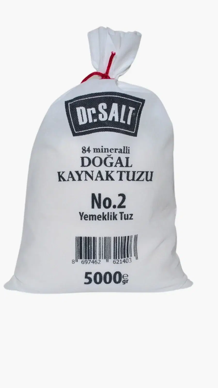 84 Mineralli Doğal Kaynak Tuzu 5 Boyut ve Numara Bez Paket - 5000 Gr. - 5 Kg.