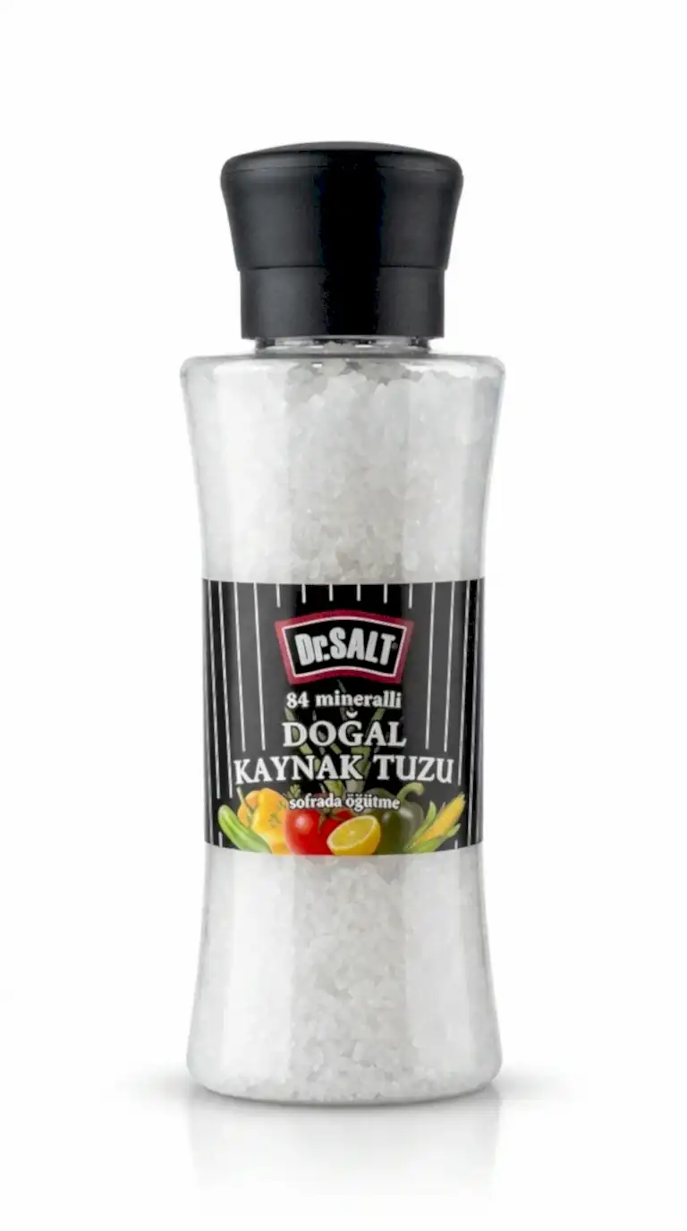 Doğal Kaynak ve Sıvı Tuz Çözeltisi Yemek Paketi