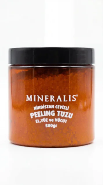 Yeni Ürün - Mineralis 84 Mineralli Peeling Tuzu - Doğal Yağlar ve Özler İçeren Peeling Tuzu 500 gr