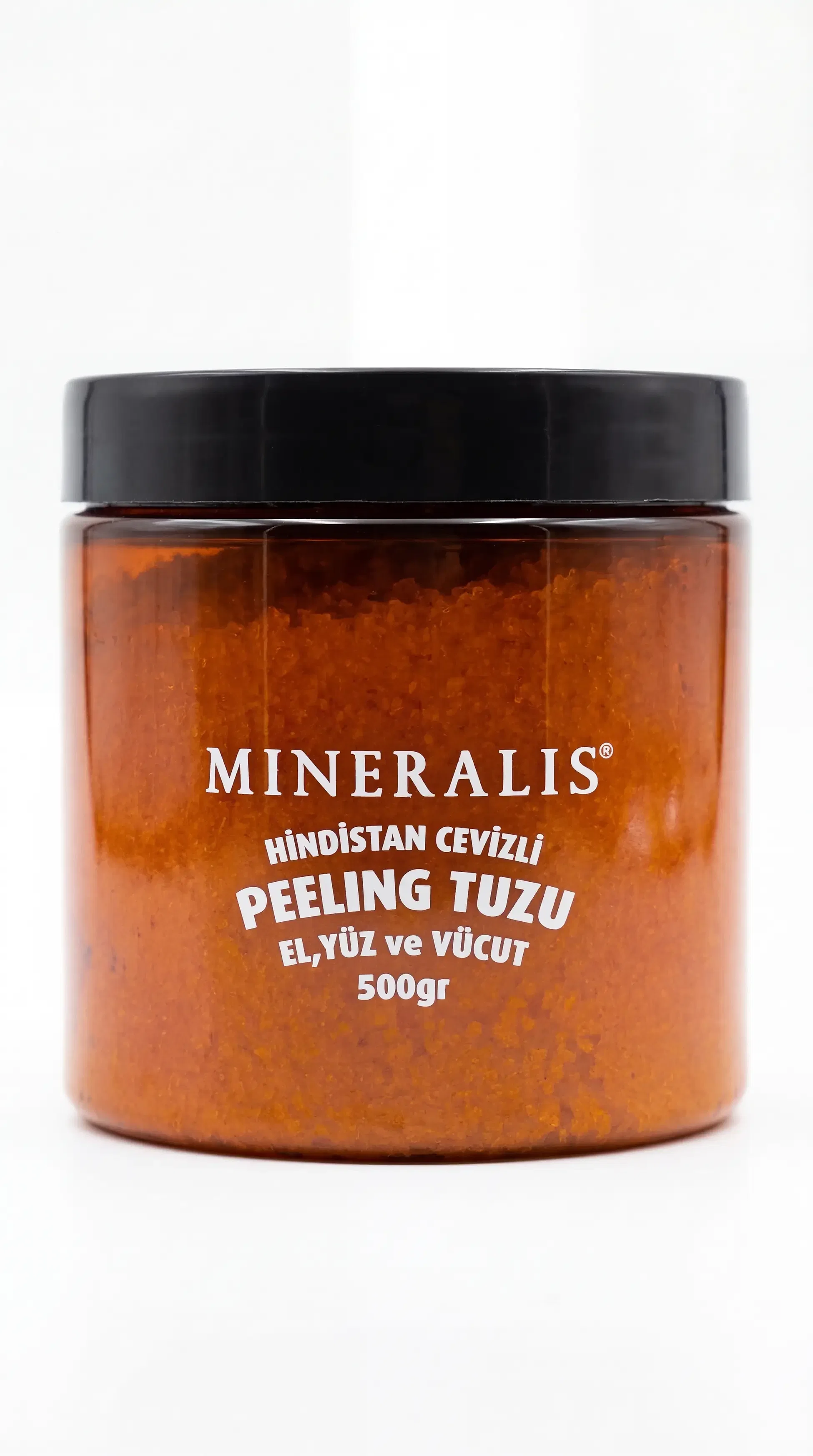 Yeni Ürün - Mineralis 84 Mineralli Peeling Tuzu - Doğal Yağlar ve Özler İçeren Peeling Tuzu 500 gr