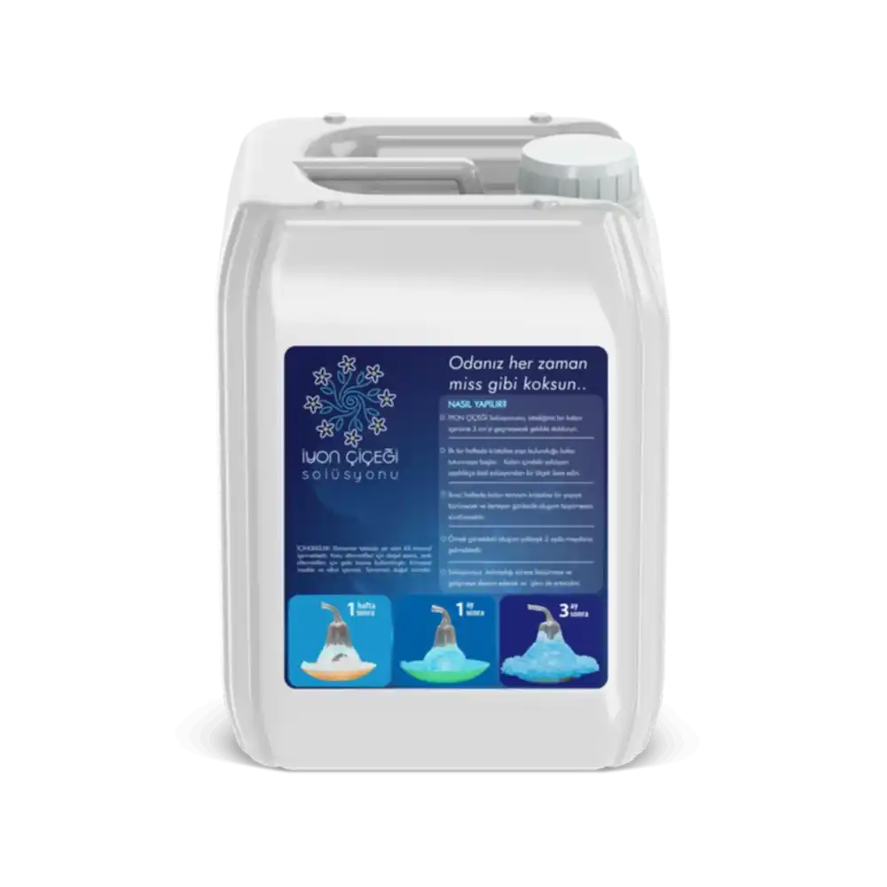 İyon Çiçeği Solüsyonu 5 Litre - 6 Farklı Renk