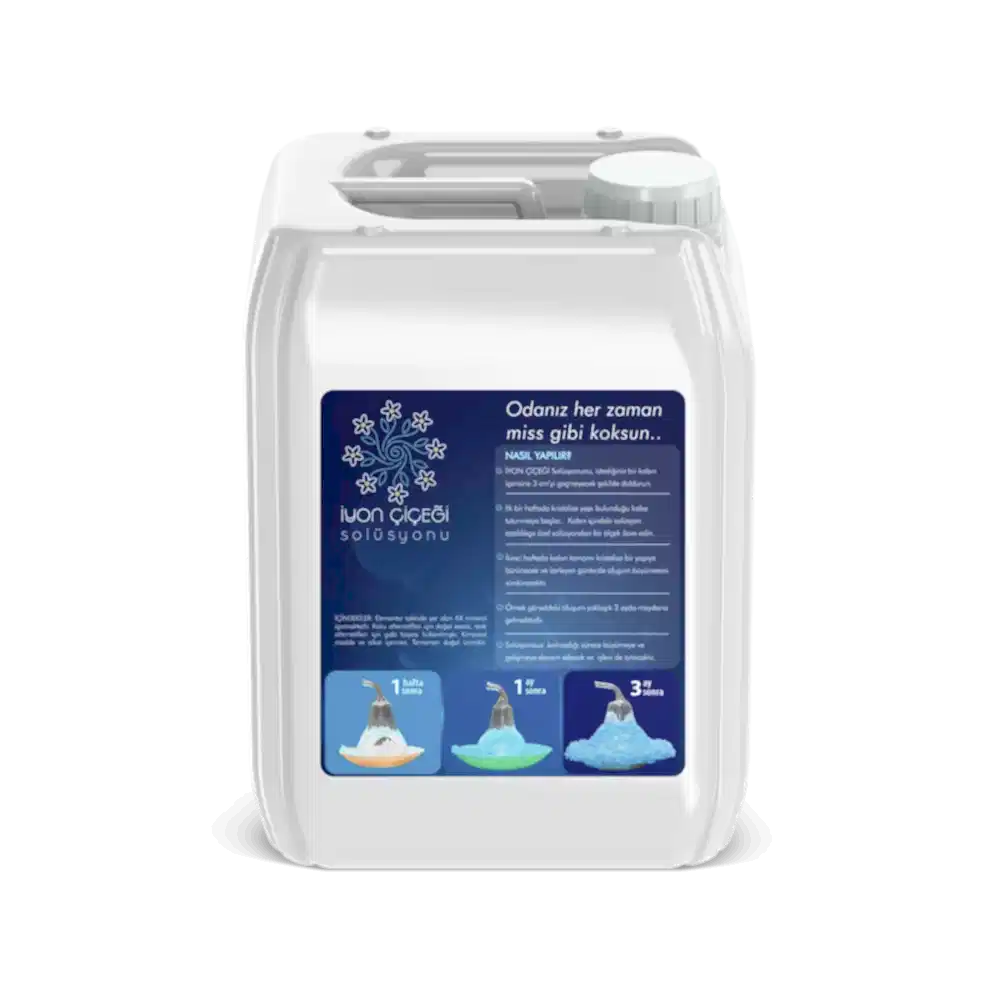 İyon Çiçeği Solüsyonu 5 Litre - 6 Farklı Renk
