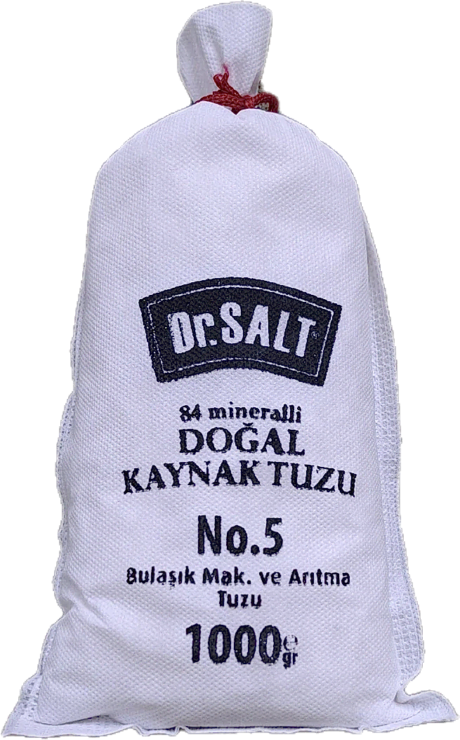 84 Mineralli Doğal Kaynak Tuzu 5 Boyut ve Numara Bez Paket - 1000 Gr.