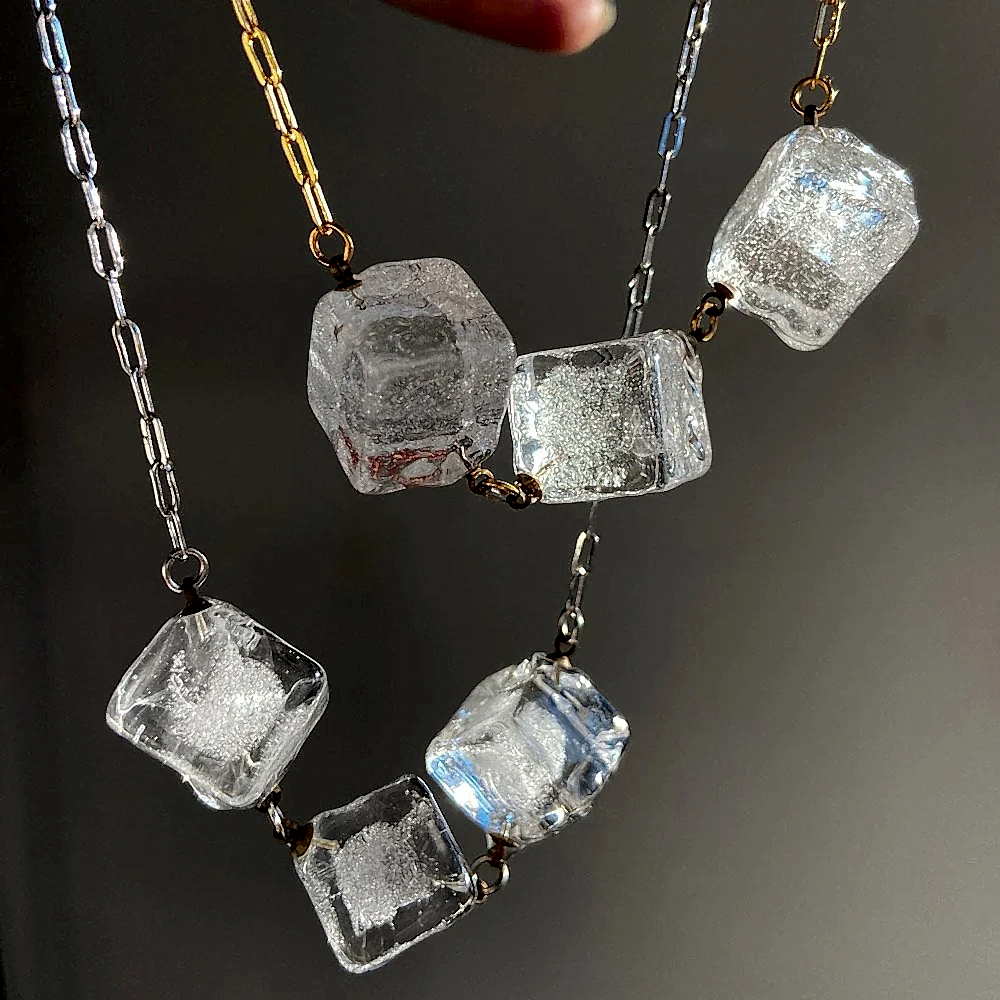 Ice Baby Üçlü Buz Kolye