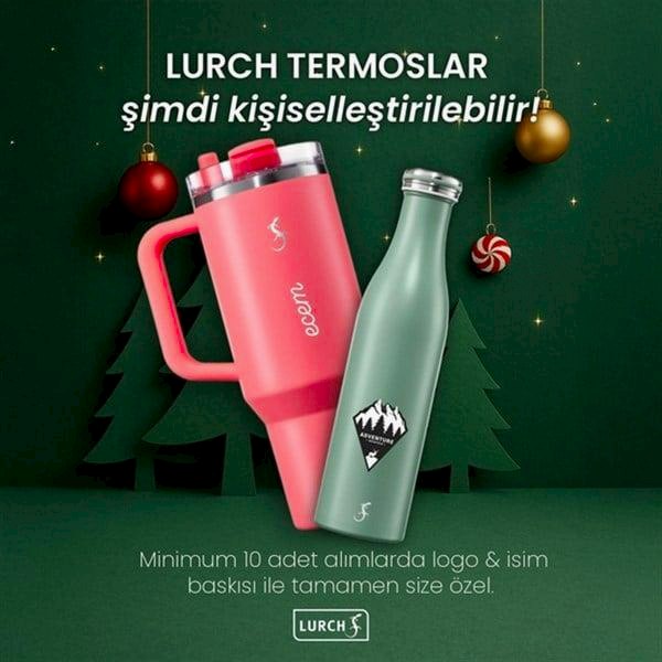 Lurch - 360° EDS Termos 300 ml Adaçayı Yeşil, Paslanmaz Çelik - Çift Cidarlı, Sızdırmaz - 270987