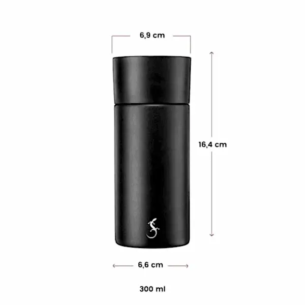 Lurch-  360° EDS Termos 300 ml Granit Gri, Paslanmaz Çelik - Çift Cidarlı, Sızdırmaz - 270988