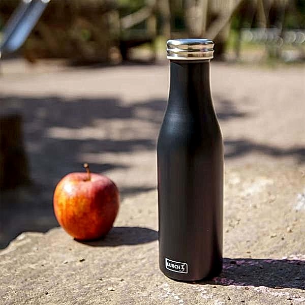 Lurch - 500 ml Mat Siyah, Paslanmaz Çelik Termos - Çift Cidarlı, Sızdırmaz - 240908
