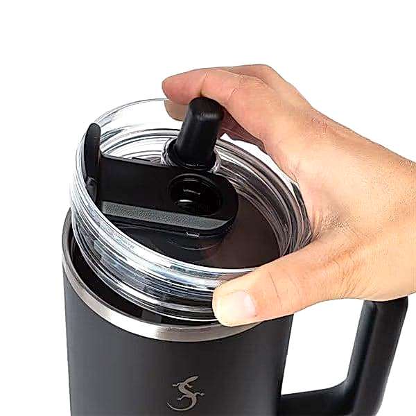 Lurch - “Big Cup” 0.8 L Fildişi,&nbsp;Paslanmaz&nbsp;Çelik&nbsp;Termos&nbsp;- Uzatılabilir&nbsp;Pipetli,&nbsp;Çift&nbsp;Cidarlı,&nbsp;Sızdırmaz - 270976