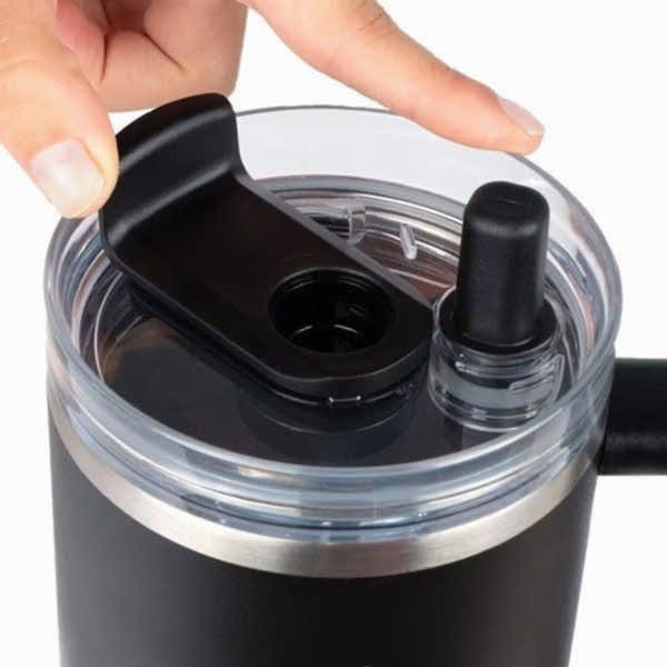 Lurch - “Big Cup” 0.8 L Lila,&nbsp;Paslanmaz&nbsp;Çelik&nbsp;Termos&nbsp;- Uzatılabilir&nbsp;Pipetli,&nbsp;Çift&nbsp;Cidarlı,&nbsp;Sızdırmaz - 270975