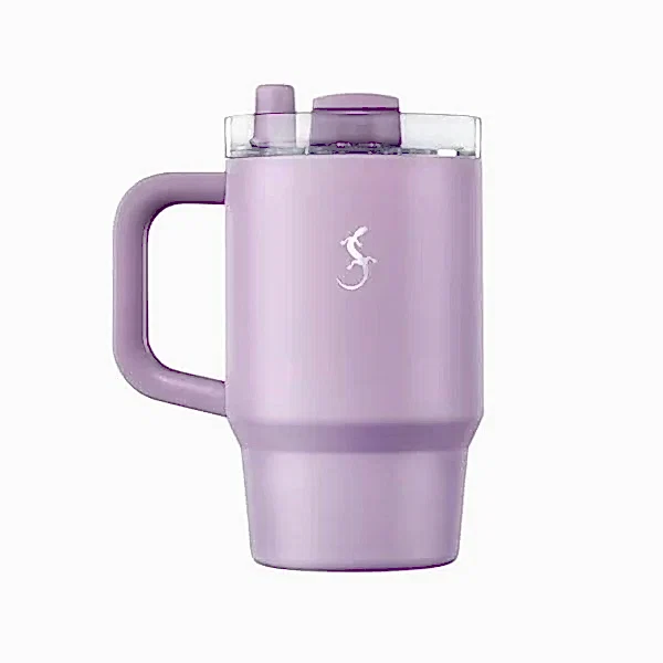 Lurch - “Big Cup” 0.8 L Lila,&nbsp;Paslanmaz&nbsp;Çelik&nbsp;Termos&nbsp;- Uzatılabilir&nbsp;Pipetli,&nbsp;Çift&nbsp;Cidarlı,&nbsp;Sızdırmaz - 270975