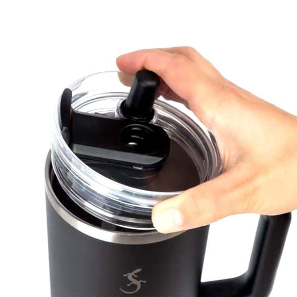 Lurch - “Big Cup” 0.8 L Lila,&nbsp;Paslanmaz&nbsp;Çelik&nbsp;Termos&nbsp;- Uzatılabilir&nbsp;Pipetli,&nbsp;Çift&nbsp;Cidarlı,&nbsp;Sızdırmaz - 270975