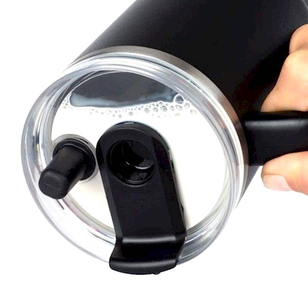 Lurch - “Big Cup” 0.8 L Mat Siyah,&nbsp;Paslanmaz&nbsp;Çelik&nbsp;Termos&nbsp;- Uzatılabilir&nbsp;Pipetli,&nbsp;Çift&nbsp;Cidarlı,&nbsp;Sızdırmaz - 270977