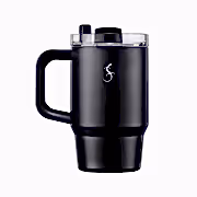 Lurch - “Big Cup” 0.8 L Mat Siyah,&nbsp;Paslanmaz&nbsp;Çelik&nbsp;Termos&nbsp;- Uzatılabilir&nbsp;Pipetli,&nbsp;Çift&nbsp;Cidarlı,&nbsp;Sızdırmaz - 270977