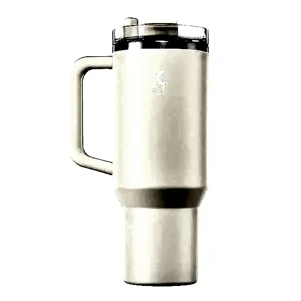 Lurch - “Big Cup” 1.2 L Fildişi,&nbsp;Paslanmaz&nbsp;Çelik&nbsp;Termos&nbsp;- Uzatılabilir&nbsp;Pipetli,&nbsp;Çift&nbsp;Cidarlı,&nbsp;Sızdırmaz - 270974