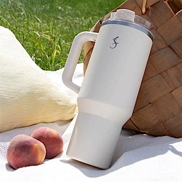 Lurch - “Big Cup” 1.2 L Fildişi,&nbsp;Paslanmaz&nbsp;Çelik&nbsp;Termos&nbsp;- Uzatılabilir&nbsp;Pipetli,&nbsp;Çift&nbsp;Cidarlı,&nbsp;Sızdırmaz - 270974