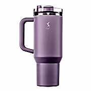 Lurch - “Big Cup” 1.2 L Lila,&nbsp;Paslanmaz&nbsp;Çelik&nbsp;Termos&nbsp;- Uzatılabilir&nbsp;Pipetli,&nbsp;Çift&nbsp;Cidarlı,&nbsp;Sızdırmaz - 270973