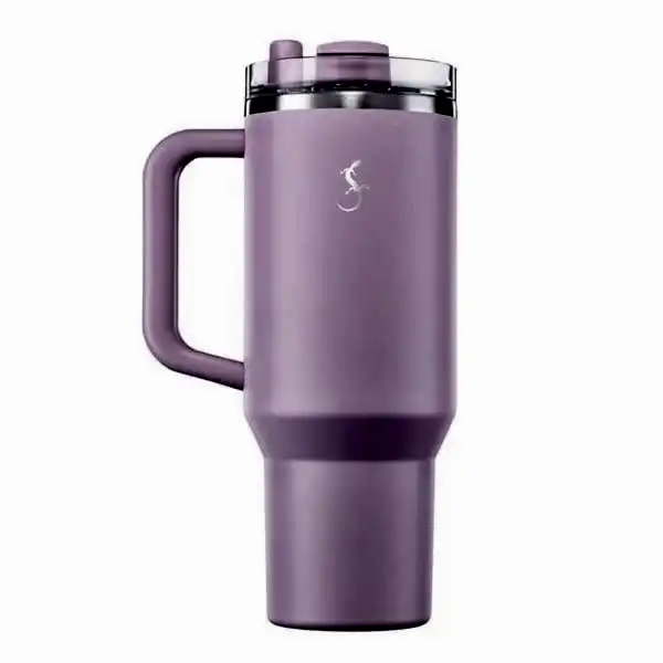Lurch - “Big Cup” 1.2 L Lila,&nbsp;Paslanmaz&nbsp;Çelik&nbsp;Termos&nbsp;- Uzatılabilir&nbsp;Pipetli,&nbsp;Çift&nbsp;Cidarlı,&nbsp;Sızdırmaz - 270973
