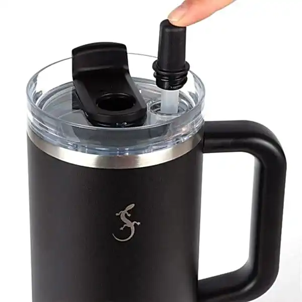 Lurch - “Big Cup” 1.2 L Lila,&nbsp;Paslanmaz&nbsp;Çelik&nbsp;Termos&nbsp;- Uzatılabilir&nbsp;Pipetli,&nbsp;Çift&nbsp;Cidarlı,&nbsp;Sızdırmaz - 270973