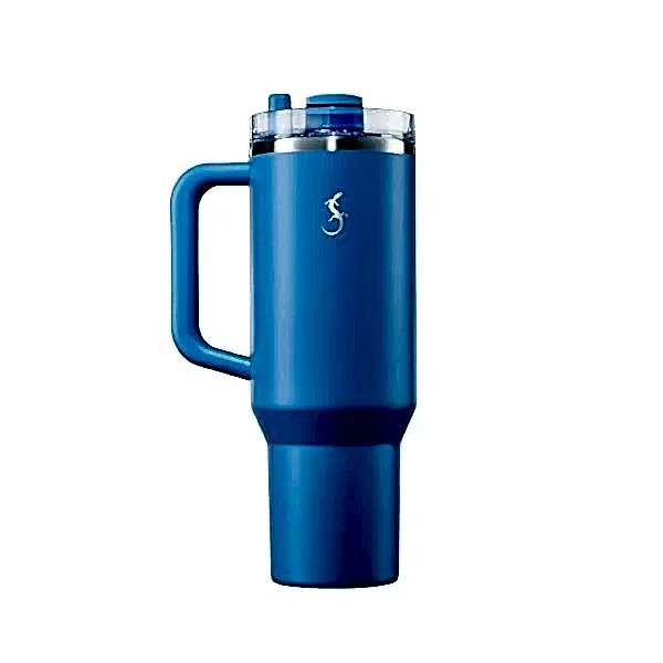 Lurch - “Big Cup” 1.2 L Okyanus Mavi, Paslanmaz&nbsp;Çelik&nbsp;Termos&nbsp;- Uzatılabilir&nbsp;Pipetli,&nbsp;Çift&nbsp;Cidarlı,&nbsp;Sızdırmaz - 240979