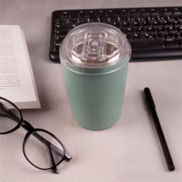 Lurch - "Coffee-To-Go" 300 ml Adaçayı Yeşil, Paslanmaz Çelik Termos - Çift Cidarlı - 270984