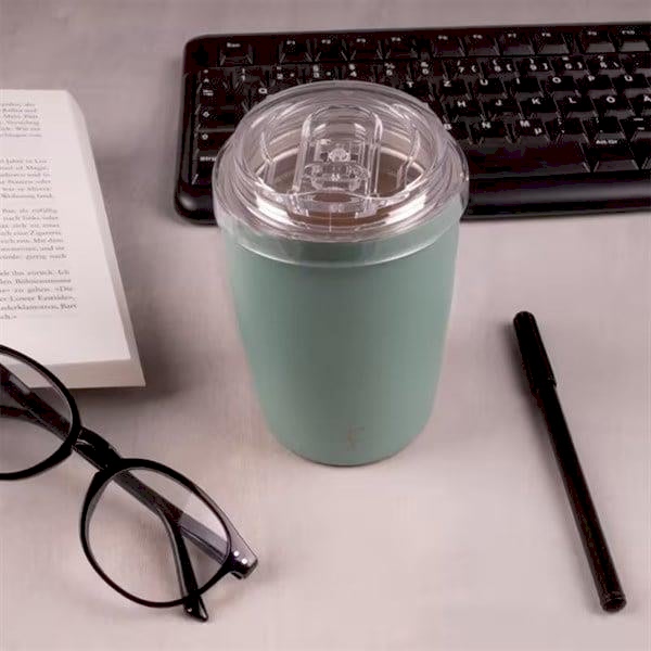 Lurch - "Coffee-To-Go" 300 ml Adaçayı Yeşil, Paslanmaz Çelik Termos - Çift Cidarlı - 270984