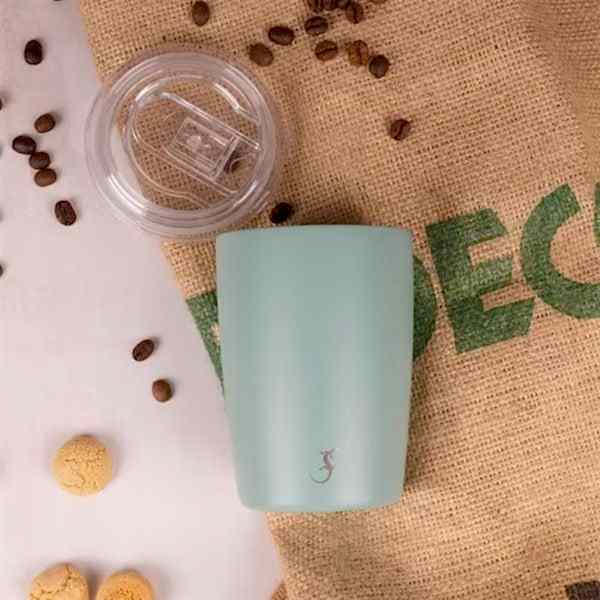 Lurch - "Coffee-To-Go" 300 ml Adaçayı Yeşil, Paslanmaz Çelik Termos - Çift Cidarlı - 270984
