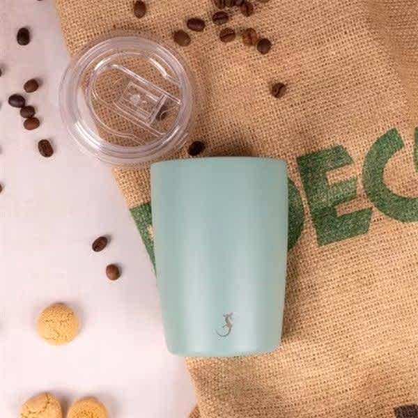 Lurch - "Coffee-To-Go" 300 ml Adaçayı Yeşil, Paslanmaz Çelik Termos - Çift Cidarlı - 270984