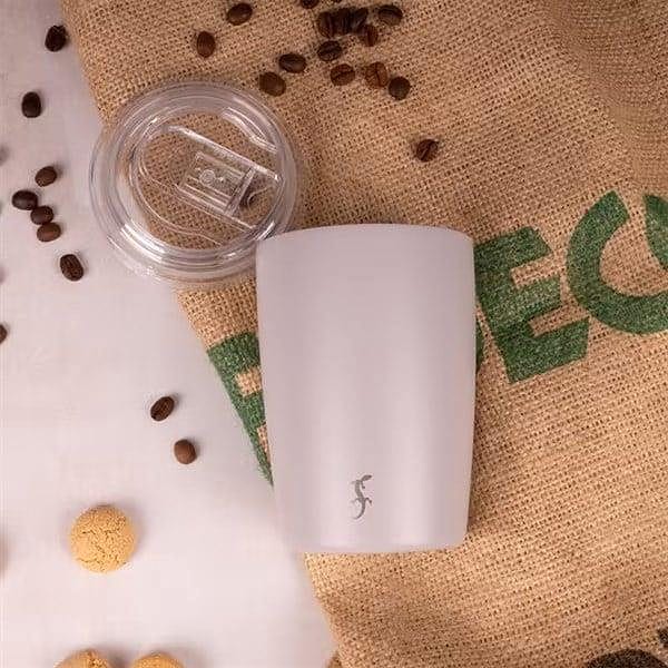 Lurch - "Coffee-To-Go" 300 ml Granit Gri, Paslanmaz Çelik Termos - Çift Cidarlı - 270985
