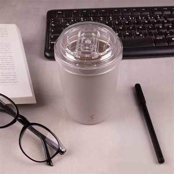 Lurch - "Coffee-To-Go" 300 ml Granit Gri, Paslanmaz Çelik Termos - Çift Cidarlı - 270985