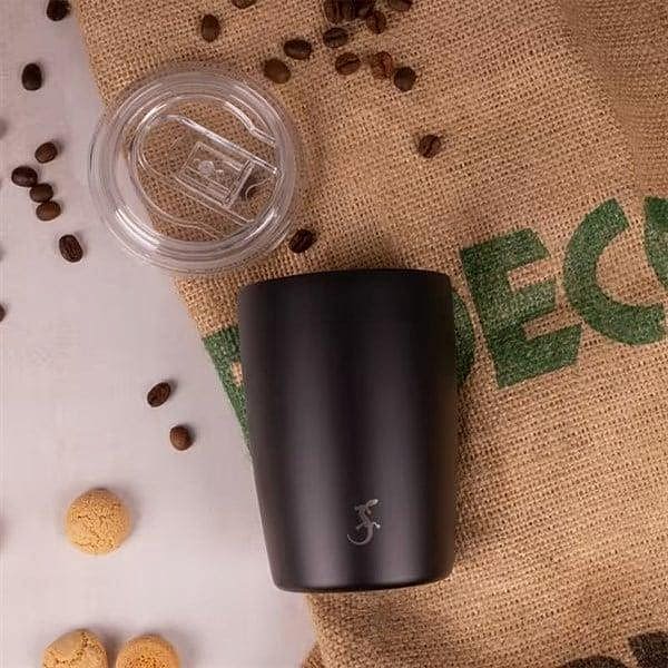 Lurch - "Coffee-To-Go" 300 ml Mat Siyah, Paslanmaz Çelik Termos - Çift Cidarlı - 270983