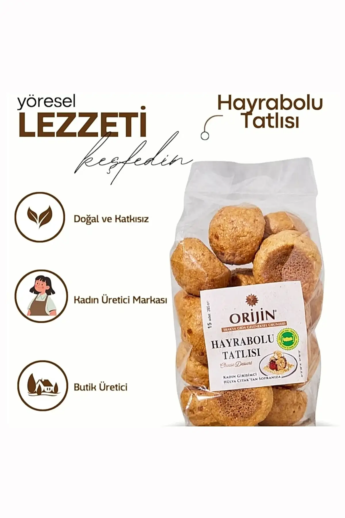 HAYRABOLU TATLISI 15'LU 285GR