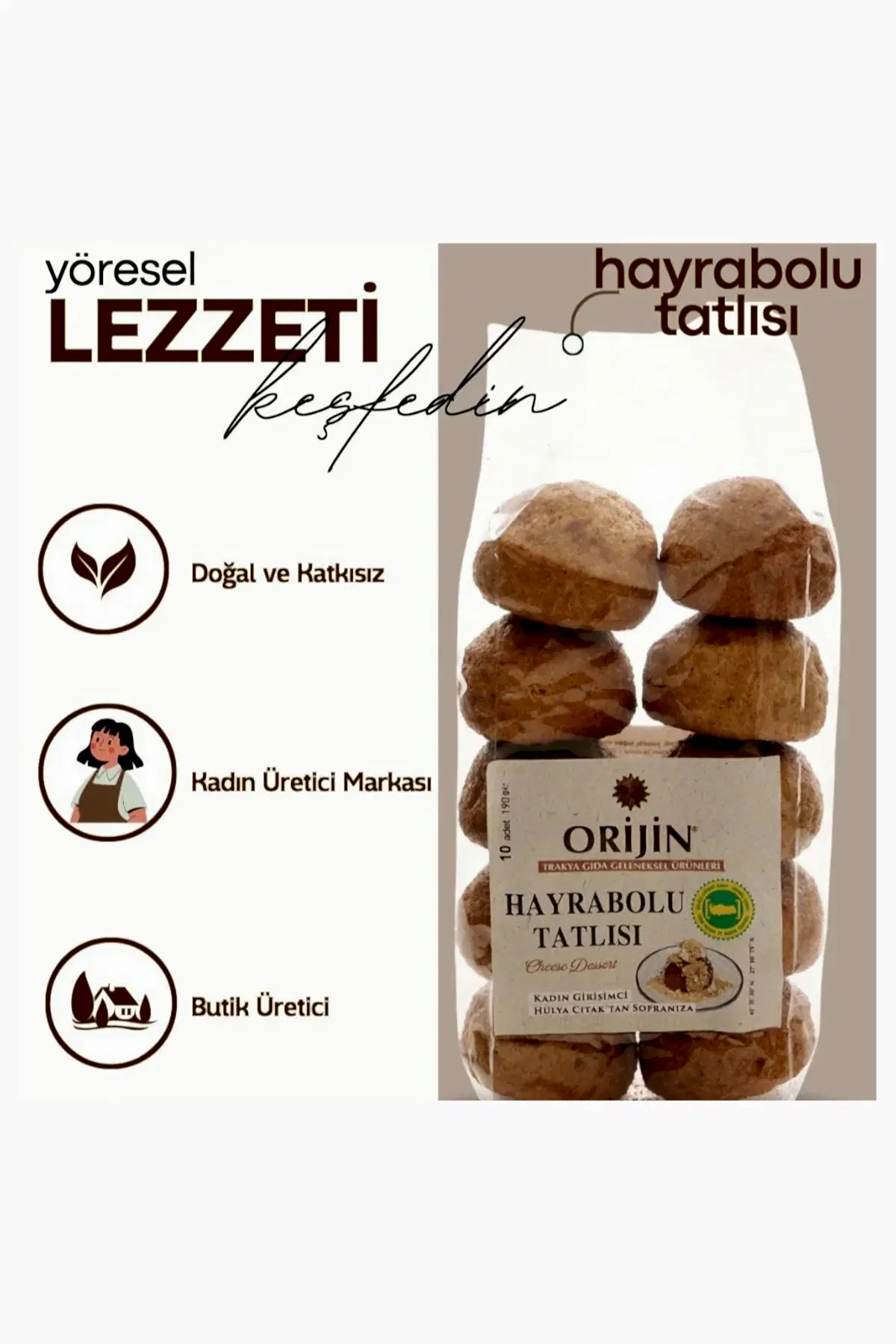 HAYRABOLU TATLISI 10'LU 190GR