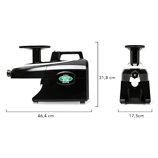 Tribest - Greenstar Elite Soğuk Sıkım Meyve Ve Sebze Sıkacağı - GSE-5010-F-Siyah
